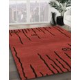 thumbnail image 2 of Ahgly Company Indoor Square Abstract Red Abstract Area Rugs, 8' Square, 2 of 6