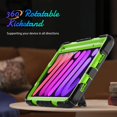 thumbnail image 3 of navor Rugged Cover Compatible with iPad Mini 6 (2021), Rotatable Kickstand Shoulder & Hand Strap Shockproof Heavy Duty Protective Case, 3 of 9