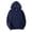 Navy Blue, variant on Jowowha Men's Long Sleeve Hooded Sweatshirt Casual Autumn Solid Color Pullover Base Layer Purple 3XL
