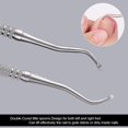 thumbnail image 4 of ORUYROP 2PCS Ingrown Toenail File and Lifter with Storage Case,100% Stainless Steel ingrown toenail Tool,Double Sided Professional Grade Nail Cleaner Tool, 4 of 7