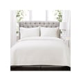 thumbnail image 1 of LUSH DECOR Ensemble de Courtepointe Blanc Uni Pleine Grandeur, 1 of 2