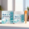 thumbnail image 4 of Clear Tile and Tub Refinishing Kit, Water-BasedCoating, Fast-Drying Flexible WaterproofPaint for Bathroom, 4 of 9