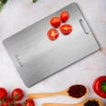 thumbnail image 4 of Cutting Boards for Kitchen, Food Grade 304 Stainless Steel Chopping Board for Meat Fruit and Vegetables, 4 of 4