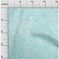 thumbnail image 2 of oneOone Polyester Spandex Bleu Turquoise Tissu Abstractions Matière de Robe Tissu Imprimé Tissu au Yard 56 Pouces de Large, 2 of 4