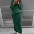 thumbnail image 1 of HWRETIE Ensemble pour Femmes Chandail à Col Rond et Pantalon à Jambe Grand Manches Longues Coupe Ample Tenue Décontractée, 1 of 5