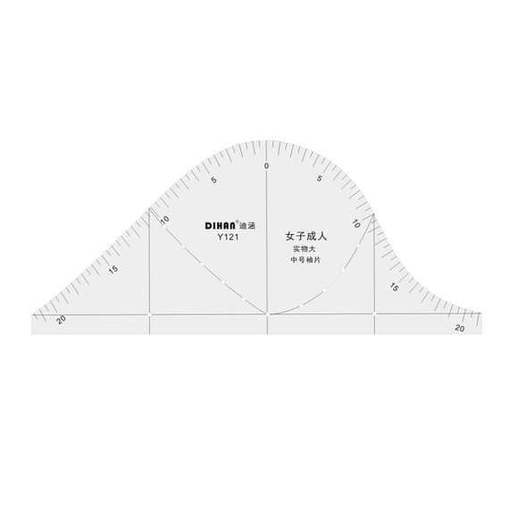 GUOOL 1:1 Cloth Design Ruler Full Scale Drawing Templete Short Sleeve