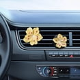 thumbnail image 1 of Lot de 2 Pinces pour Désodorisant de Voiture à Motif Floral, Diffuseur d'Aromathérapie à Montage sur Évent pour Climatisation de Voiture, Parfum Longue Durée, Désodorisant Décoratif en Résine pour Intérieur de Voiture, 1 of 9