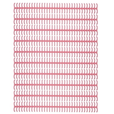 Loose Leaf Rings, Easy To Install Plastic Binding Spine With 12mm Inner Diameter For Home Or School Use Pink
