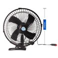thumbnail image 2 of 2X 10 Inch 12V Car Electric Fan Adjustable Speed Oscillating Cooling Fans with Clip for Home Travel Car Truck, 2 of 8