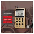 thumbnail image 4 of 10Pcs V112 FM AM 2 Band Radio Mini Receiver Portable Digital Tuning Radio Receiver With Rechargeable Battery &amp; Earphone ,Easy to Use, 4 of 7