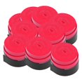 thumbnail image 4 of DYNWAVECA 10 Pcs Ruban de Prise pour Raquette de Tennis Ruban de Prise de Badminton Ruban de Prise pour Raquette de Badminton Poignée de Raquette Absorbante Poignée de Raquette pour Pickleball Rouge, 4 of 10