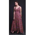 thumbnail image 3 of Bimba Robe de Plage Bohème Longue Sans Manches à Bretelles Imprimée Florale pour Femme - Petit, 3 of 6