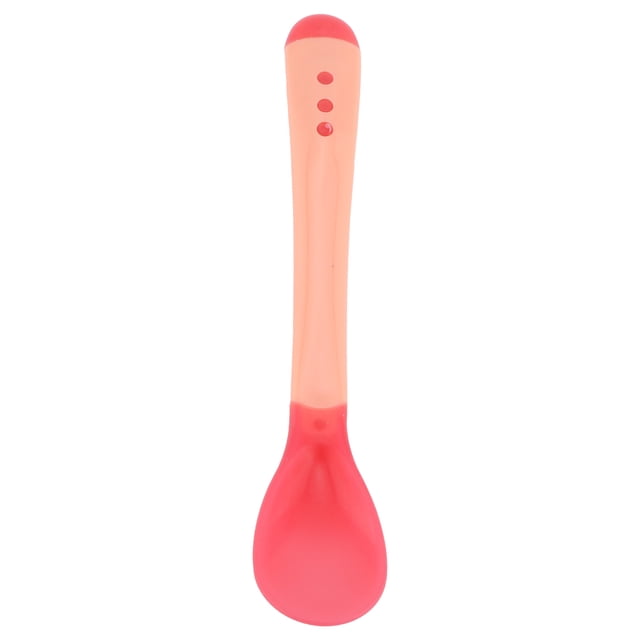 Fork And Spoon For Baby, BPA-Free Baby Utensils Set Pink For Above 4 Months Old Spoon,Fork