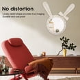 thumbnail image 3 of Rattan Makeup Mirror, HD  Shaped Rust Proof Cute Hanging Decorative Mirror Retro  for Bathroom, 3 of 7