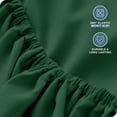 thumbnail image 4 of Bare Home Fitted Sheet - 22" Extra Deep Pocket - Premium 1800 Collection - King, Forest Green, 4 of 7