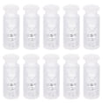 thumbnail image 1 of Unique Bargains 30Pack 4mm Cord Lock Plastic Double Hole Spring Toggle Stoppers, Clear, 1 of 5