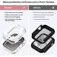 thumbnail image 2 of KOMI Waterproof (2 in 1) for Apple Watch Screen Protector Case, Series 9 8 7, 45mm, 2 of 5