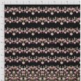 thumbnail image 3 of Soimoi Black Poly Georgette Fabric Flowerpecker & Floral Panel Printed Craft Fabric by The Yard 52 Inch Wide, 3 of 5