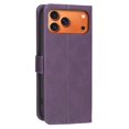 thumbnail image 2 of Wallet Case for iPhone 17 Pro RFID Blocking Flip Cover with Card Slots & Kickstand Purple, 2 of 7