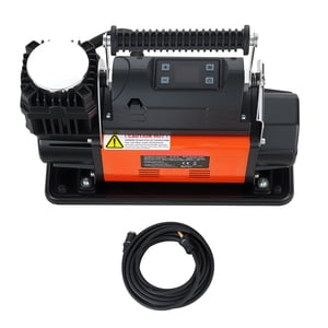 KFFKFF 12V Heavy Duty Air Compressor, Auto-Stop Portable Tire Inflator with LCD Digital Display, 7.14 CFM 150PSI Offroad Air Pump