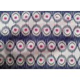 thumbnail image 4 of oneOone Cotton Poplin Fabric Peacock Feather Ikat Printed Craft Fabric BTY 42 Inch Wide, 4 of 4