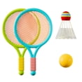 thumbnail image 2 of Dvkptbk Plastical Badminton Children Badminton Racket Set Double Tennis Rackets Parent Child Interactive Indoor Outdoor Elementary School Students Sports Toy Gift Education, 2 of 8