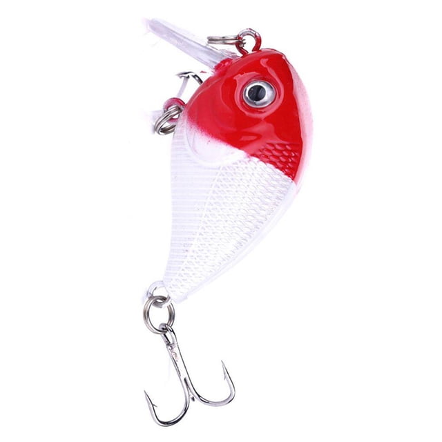 1pcs/10pcs 4.5cm Artificial Little Fat Mini Fishing Rock Bait Colorful Mini Fishing Lures Plastic Crankbaits