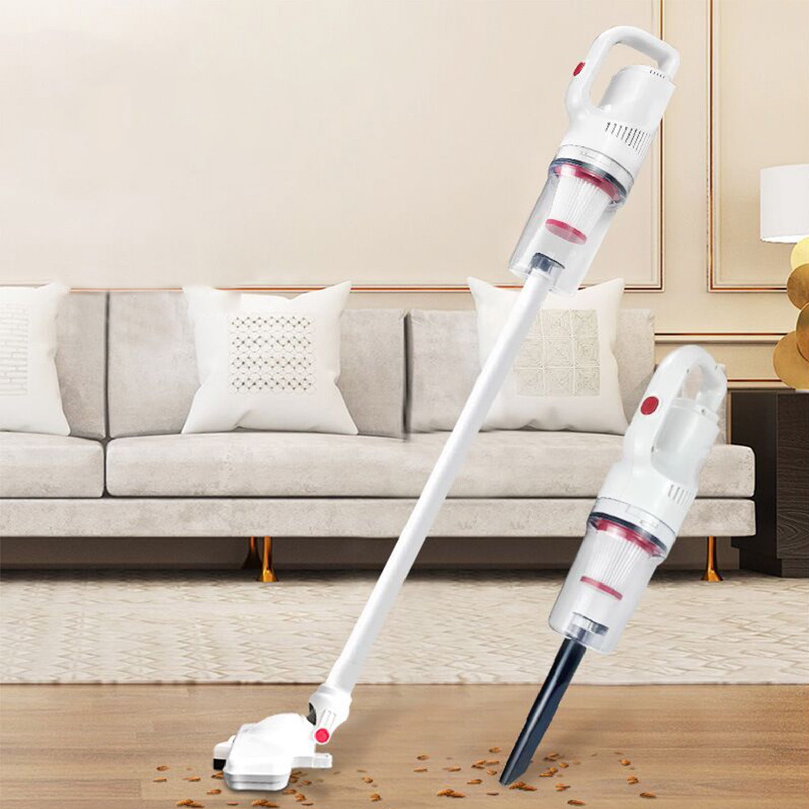 Suncoda Vacuum Cleaner, Cleaning Supplies Portable Vacuum Cleaner High Power 12000Pa Suction - Wet & Dry Handheld Wireless Vacuum Cleaner - Household Compact & Large Suction Mini Vacuum Cleaner