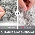 thumbnail image 3 of BaiTrend Gray Bathroom Rugs Mat, Large Bath Rug for Bathroom Floor Non-Slip, Super Elastic Soft Easier to Dry Bath Shower Mat Runner, Machine Washable Bath Mat, 20" x 30", 3 of 6