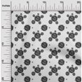thumbnail image 2 of oneOone Silk Tabby Black Fabric Medical Sewing Craft Projects Fabric Prints By Yard 42 Inch Wide, 2 of 4
