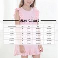 thumbnail image 2 of RXIRUCGD 2025 Vêtements d'Été pour Enfants Robe d'Été Unie Fine avec Volants Sans Manches Col Rond pour Enfants, 2 of 5