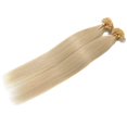 thumbnail image 2 of Invisible Nail/U Tip Glue Real Human Hair Extensions Soft Straight Hair 1 Piece/100 Strands, 2 of 5