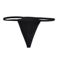 thumbnail image 1 of Womens Thong Low-Rise Seamless Sexy Underwear Threaded Cotton Panties, 1 of 8