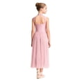 thumbnail image 2 of YiZYiF Robe de Danse Sans Manches en Dentelle pour Filles Justaucorps de Ballet Contemporain Moderne Latin Rose 8, 2 of 7