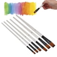 thumbnail image 4 of 6Pcs Nylon Paintbrush Brush Durable Short Handle Hand Feels Comfortable Easy Clean Repeatedly Art Supplies, 4 of 7