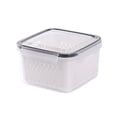 thumbnail image 1 of Pompotops Fruit Vegetable Storage Containers for Fridge Draining Fresh Containers 3 in 1 Produce Storage Containers Large Organizer Bins with Lid & Colander Clearance, 1 of 5