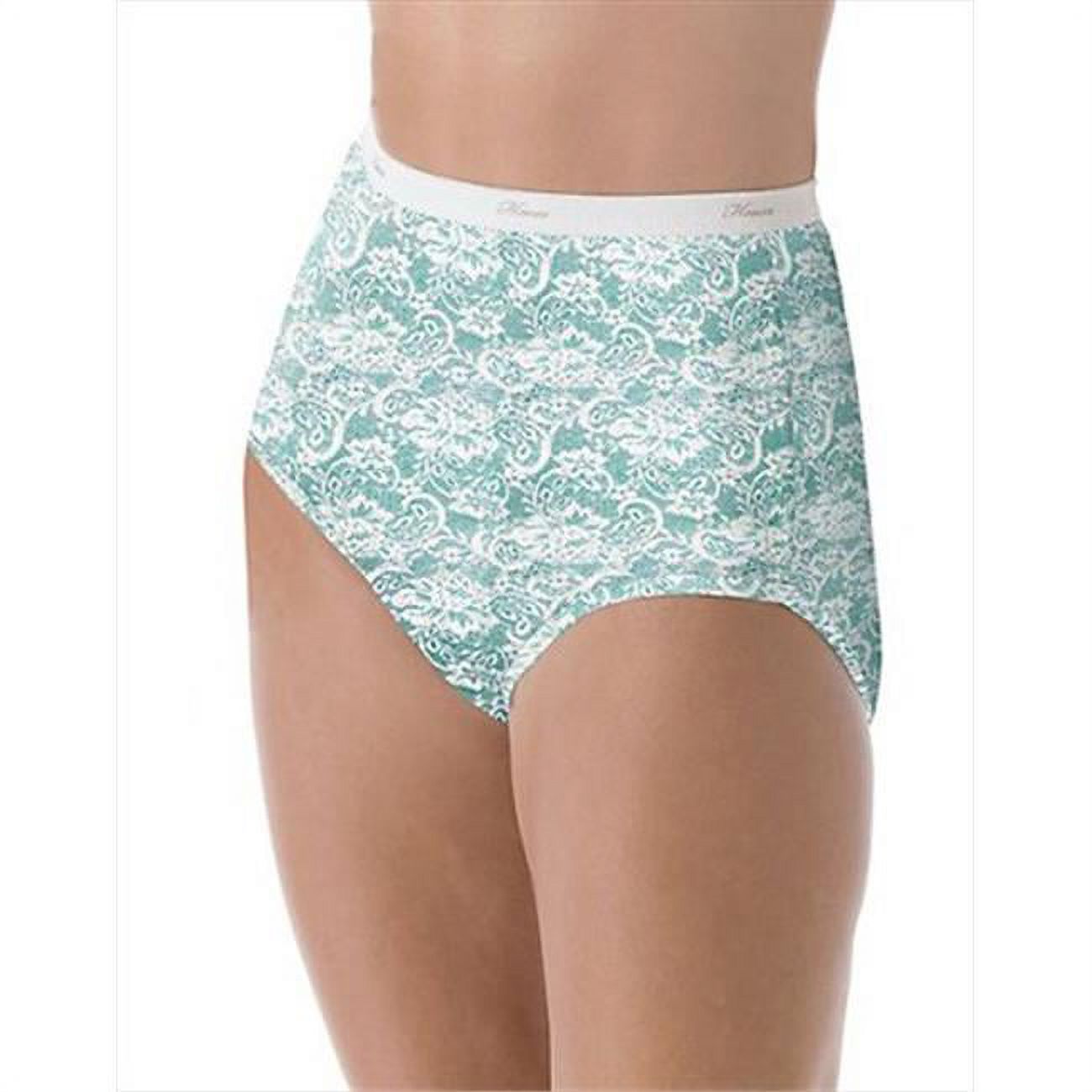 Hanes PP40AD Culotte en Coton Sans Remontée pour Femmes, Unie - Taille 7