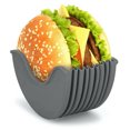 thumbnail image 3 of Reusable Burger Holder Stretchable Burger Bun Shell Eco Friendly For The Elderly Children, 3 of 8