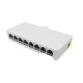 thumbnail image 1 of Commutateur Ethernet 5/8 Ports, Commutateur Réseau Gigabit 10/100/1000Mbps, Auto-Détection Rapide, RJ45, Commutateur Ethernet de Bureau, Auto MDI/MDIX, Sécurité, 1 of 7
