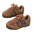 thumbnail image 1 of Dakaela Espadrilles Rétro pour Tout-Petits Garçons Bout Rond à Lacets Course Marche Tennis Chaussures en Suède Uniforme Scolaire Décontractées Richelieus Chaussures Habillées Kaki 8.5, 1 of 7