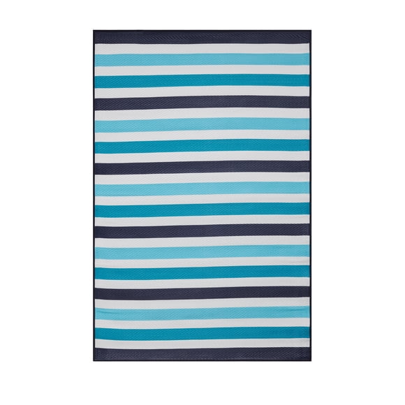 Mainstays 48"x72", polypropylène 100% recyclé, pique-nique extérieur, tapis de plage de Camping Stripe - tapis de plage léger