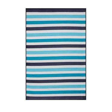 Mainstays 48"x72", polypropylène 100% recyclé, pique-nique extérieur, tapis de plage de Camping Stripe - tapis de plage léger