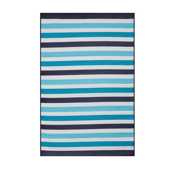 Mainstays 48"x72", polypropylène 100% recyclé, pique-nique extérieur, tapis de plage de Camping Stripe - tapis de plage léger