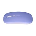 thumbnail image 3 of Computer Mouse Wireless, 2.4G Cordless Mouse Mute Rechargeable Three-Level DPI Adjustable Portable Dual-Mode  for Computer for Laptop Black,White,Pink,Yellow,Green,Purple,Cyan, 3 of 7
