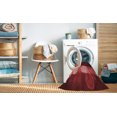 thumbnail image 2 of Ahgly Company Machine Washable Indoor Rectangle Transitional Dark Red Area Rugs, 7' x 10', 2 of 7