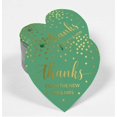 thumbnail image 2 of Inkdotpot Real Gold Foil Thanks From The New Wedding Tags Favor Hang Paper Tags 100 Pieces, 2 of 6