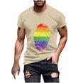 thumbnail image 2 of Qertyioot T-shirt à Manches Courtes Imprimé pour Hommes, Col Rond, Mode Décontractée, Manches Courtes, Économies d'Été, 2 of 5