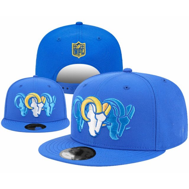 Los Angeles Rams Unisex Adjustable Baseball Cap, Football Team Cotton Curved Cap, Trendy Hip Hop Cap, Sports Cap Adjustable Cap