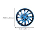thumbnail image 3 of Weiweiguan 2pcs Car Wheel Case Hubcap 14 inch Car Hub Auto Refit Caps Accessories, 3 of 6