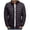Coffee, variant on hoksml Men's Lightweight Down Jacket Solid Color Quilted Puffer Coat with Stand Collar and Zip Pockets